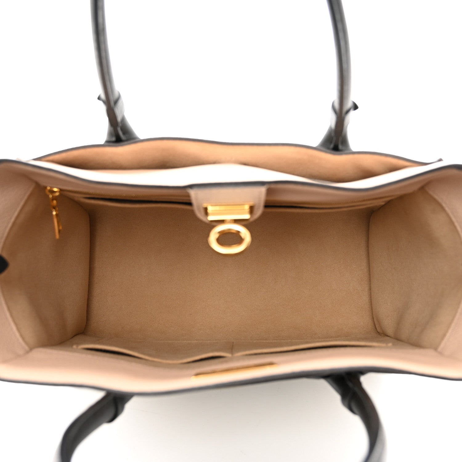 Louis Vuitton Calfskin Monogram On My Side MM Laurier Green Toffee Latte Beige 6 of 9