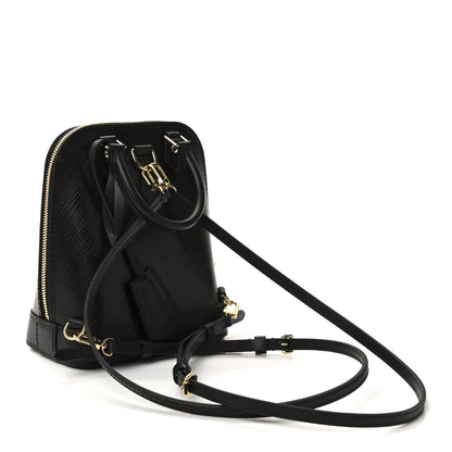 Louis Vuitton Epi Alma Backpack Black 3 of 9