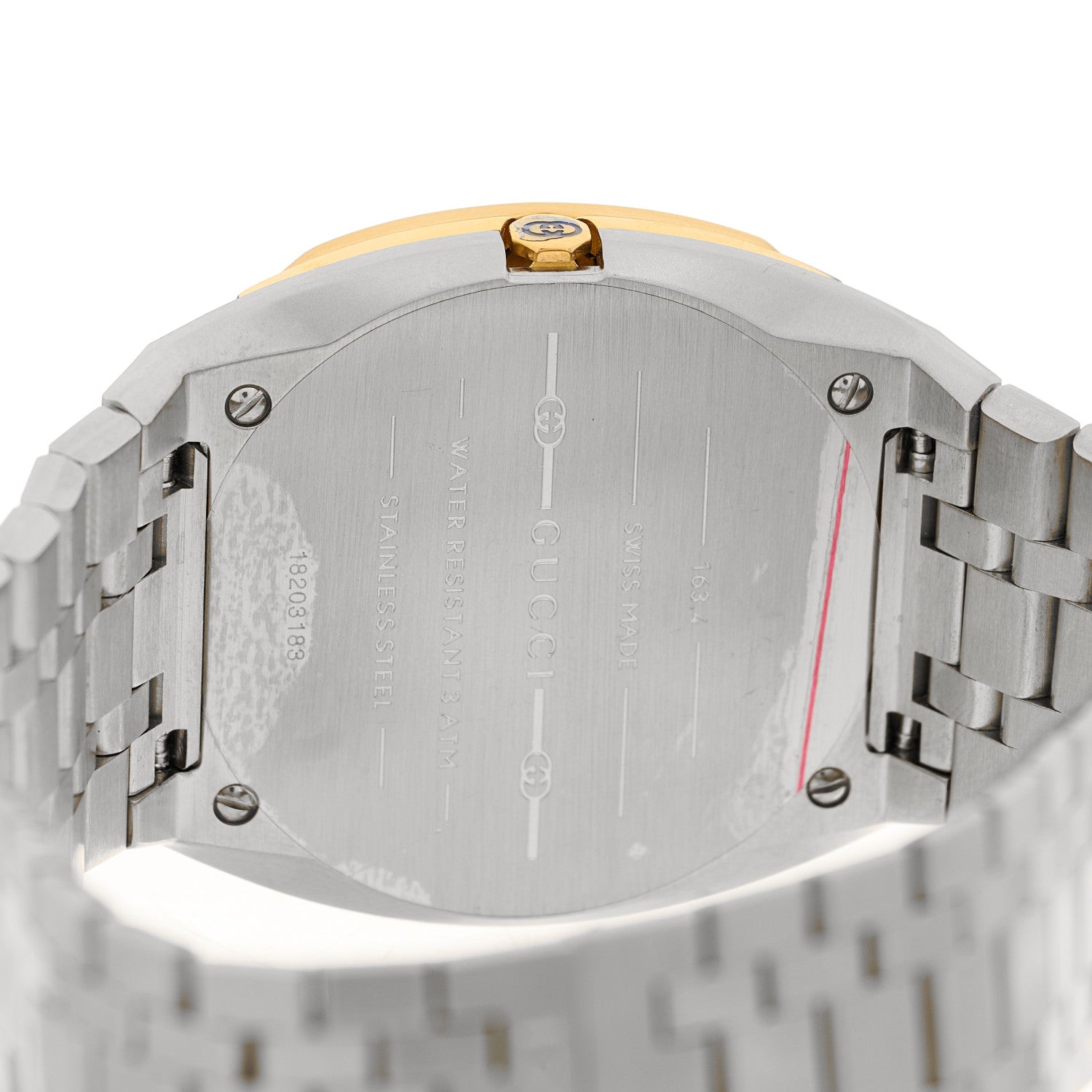 Gucci Stainless Steel 38mm 25H Quartz Watch Gold 4 of 5