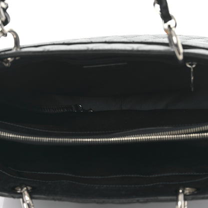 Chanel Caviar Quilted Grand Shopping Tote GST Black 5 of 9