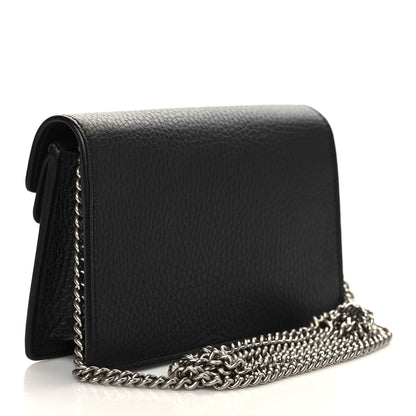 Gucci Calfskin Super Mini Dionysus Shoulder Bag Black 3 of 6