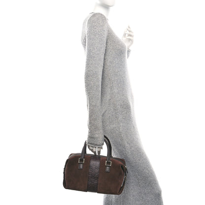 Gucci Suede Guccissima Small Boston Brown 2 of 11