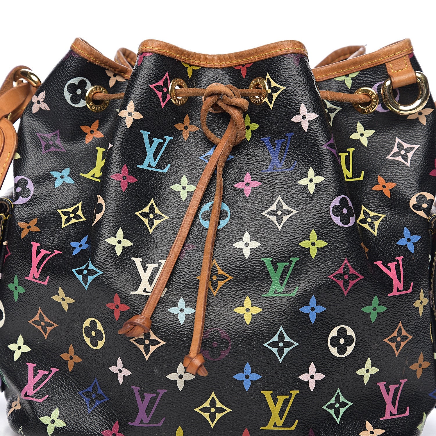 Louis Vuitton Monogram Multicolor Petit Noe Black 11 of 14