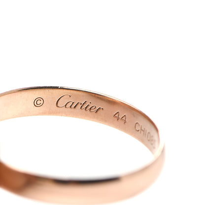 Cartier 18K Pink Yellow White Gold Classic Trinity Ring 44 3 5 of 6