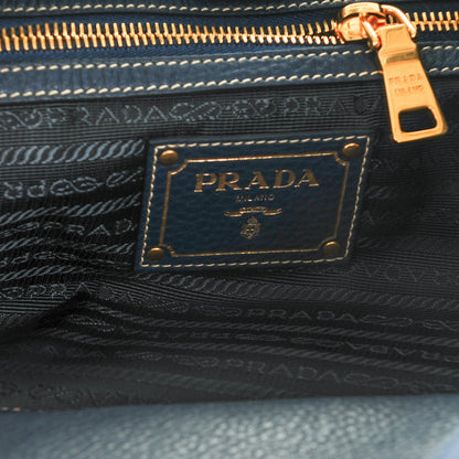 Prada Vitello Daino Hobo Bleuette 6 of 8