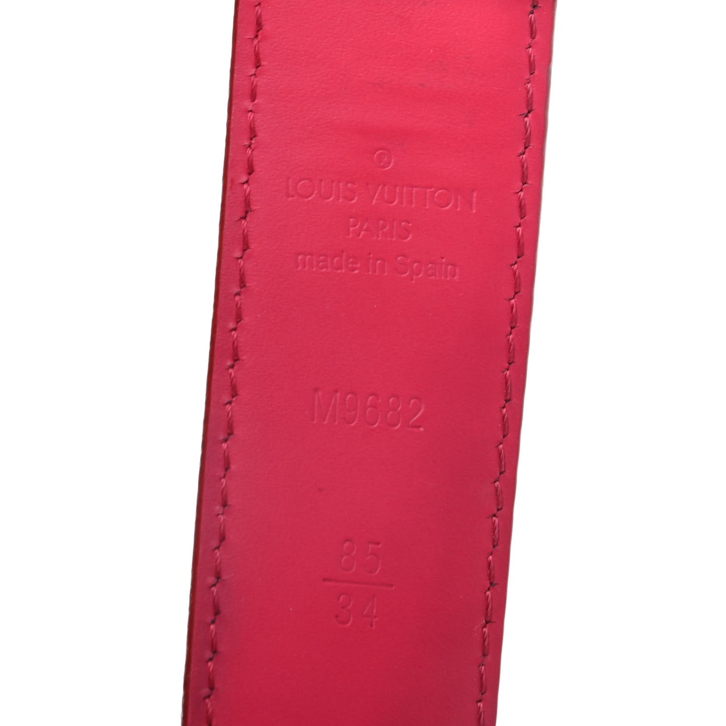 Monogram Multicolor LV Cut Reversible Belt 85 34 White Grenade