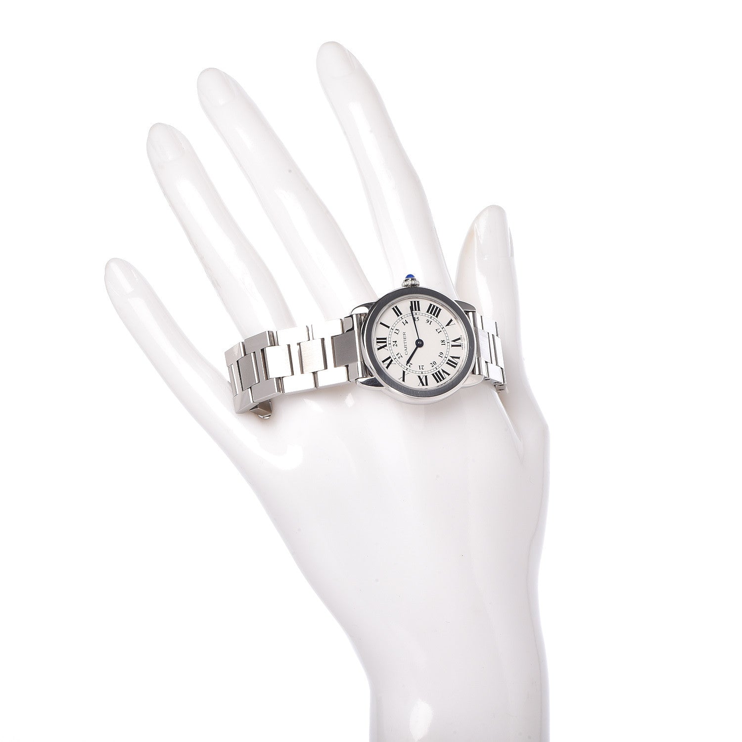 Cartier Stainless Steel 29mm Ronde Solo Quartz Watch 2 of 6