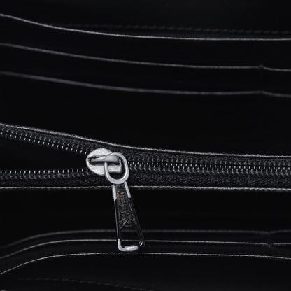 Prada Tessuto Nylon Quilted Zip Around Wallet Black 13 of 23