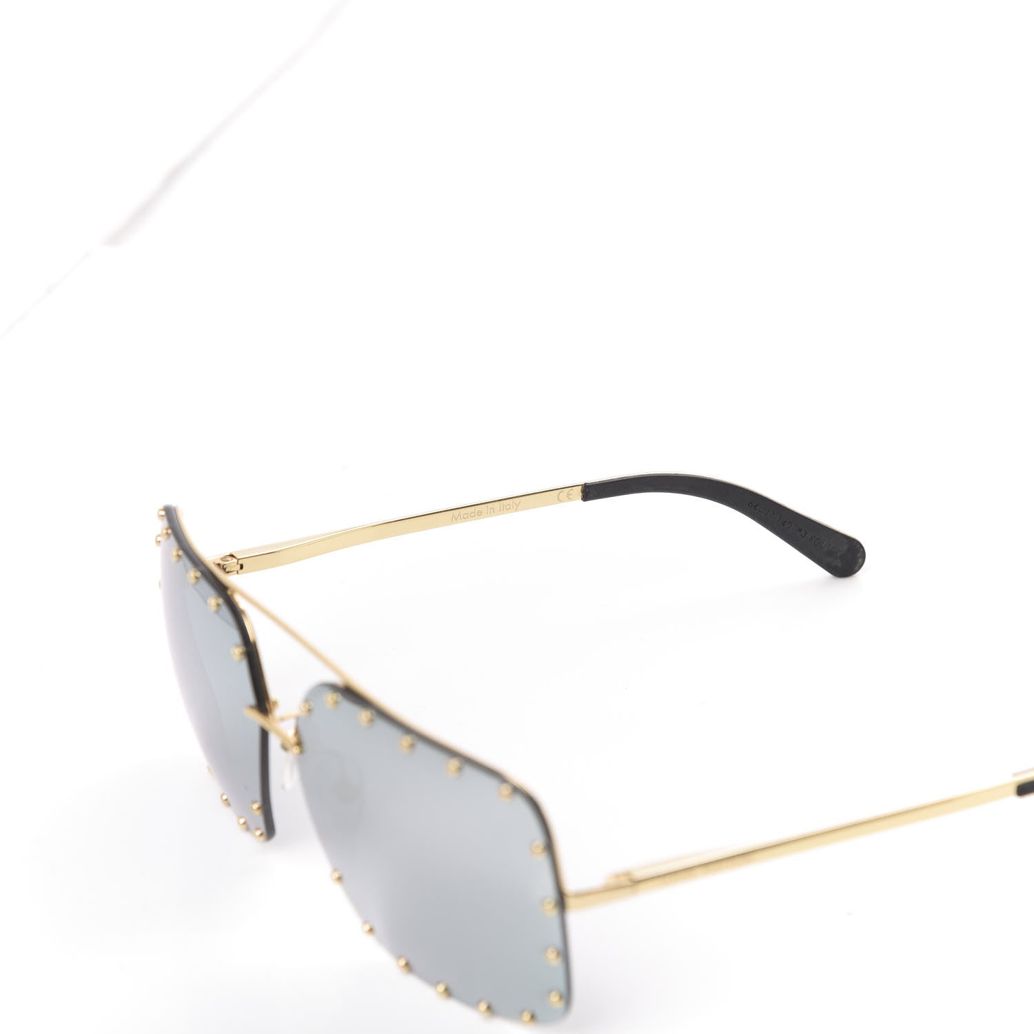 Louis Vuitton The Party Square Sunglasses Z2372W Silver 5 of 8