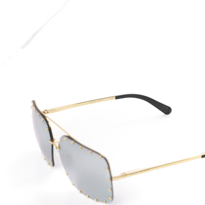 Louis Vuitton The Party Square Sunglasses Z2372W Silver 5 of 8
