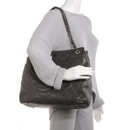 Chanel Caviar Timeless Large Shopping Tote Dark Gray 2 of 8