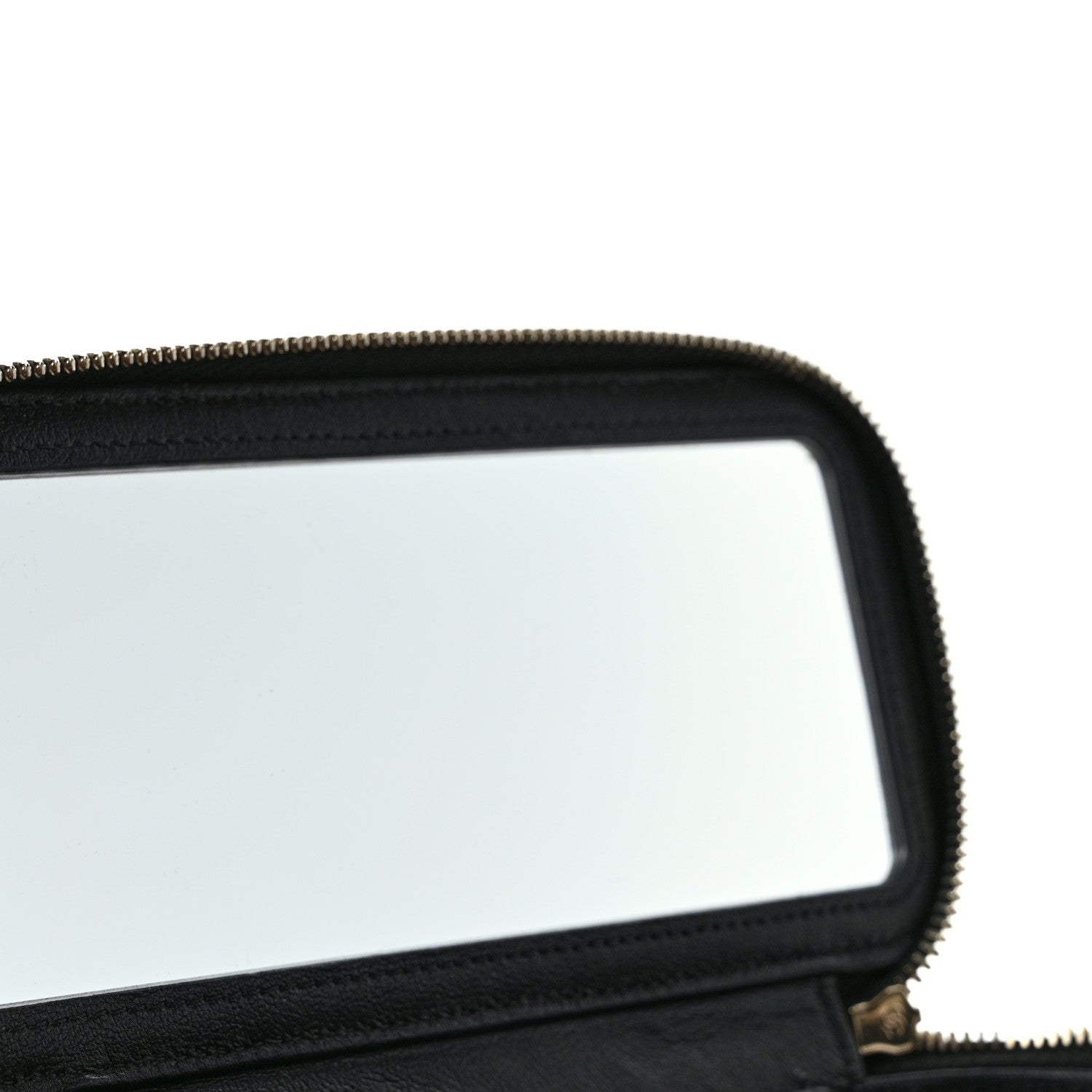 Chanel Lambskin Quilted Small Top Handle Vanity Case With Chain Black 12 of 12