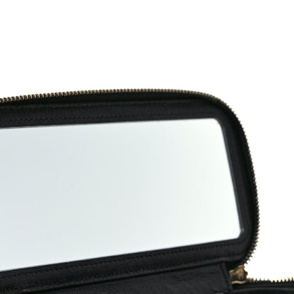 Chanel Lambskin Quilted Small Top Handle Vanity Case With Chain Black 12 of 12