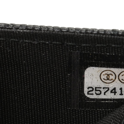 Chanel Caviar Quilted Boy Flap Card Holder Black 7 of 8