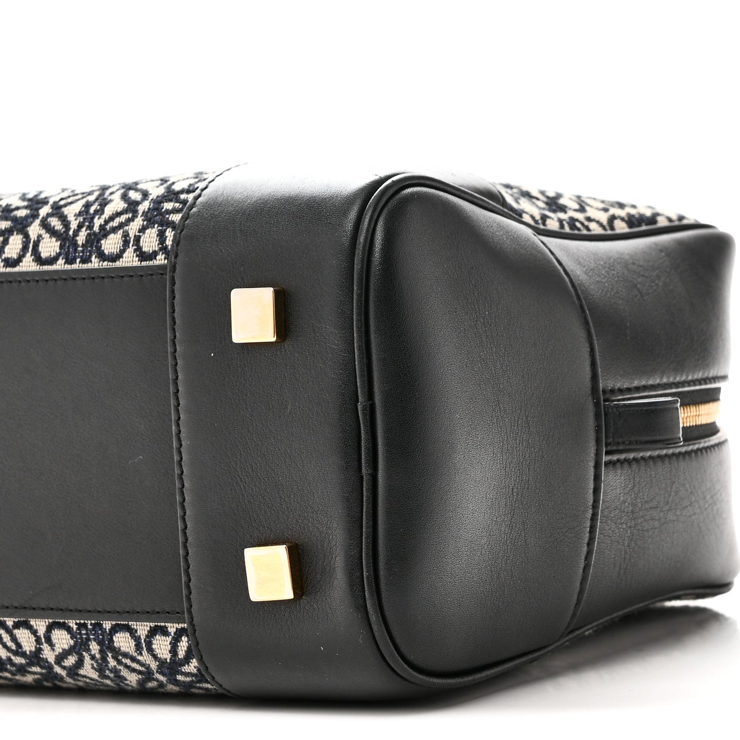 Jacquard Anagram Calfskin Amazona 28 Black Navy