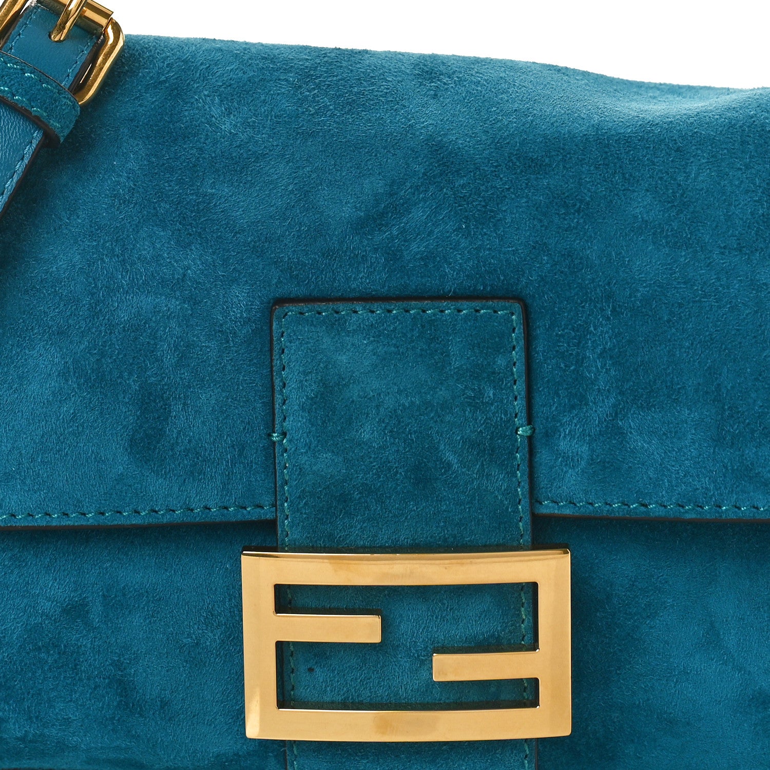 Fendi Chamois Baguette Ottanio 7 of 9