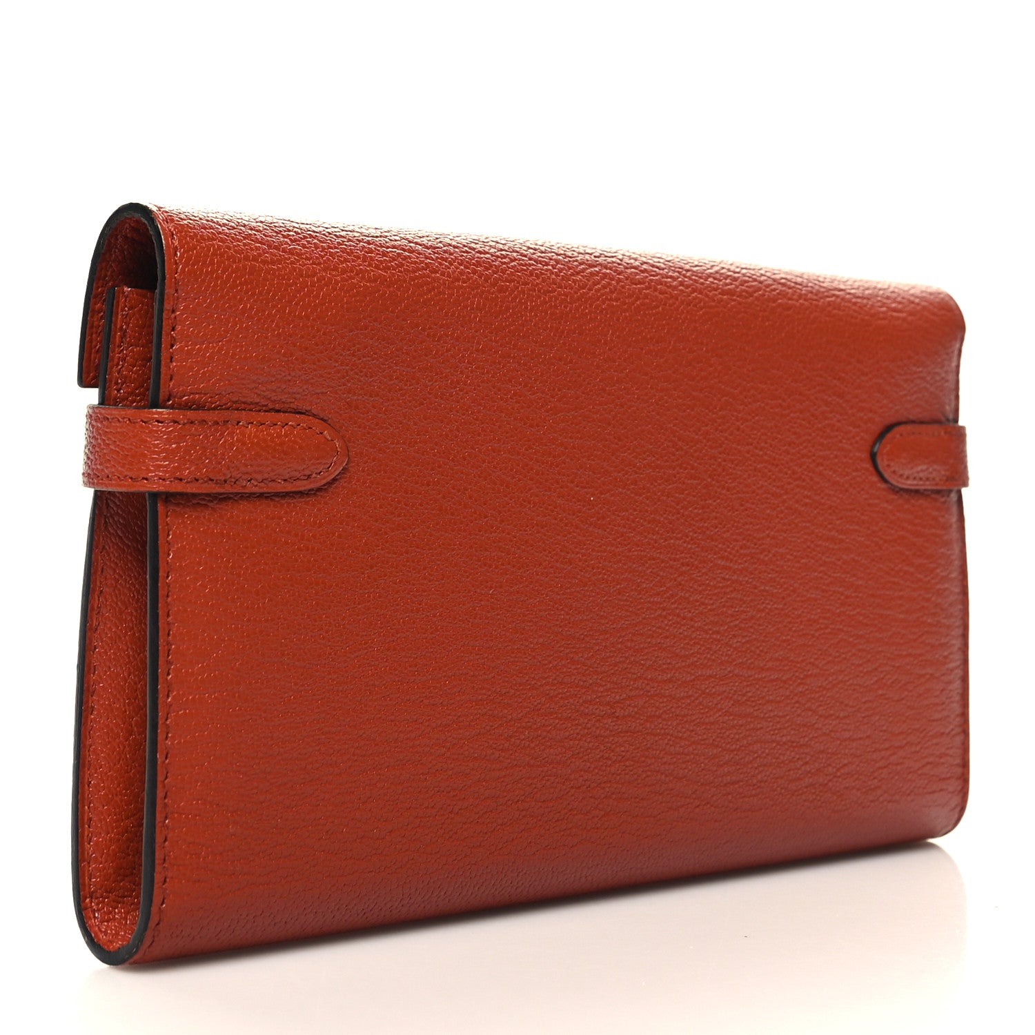 Hermes Chevre Mysore Kelly Longue Wallet Cuivre 3 of 11