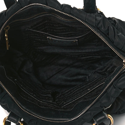 Prada Tessuto Nylon Gaufre Tote Black 6 of 16
