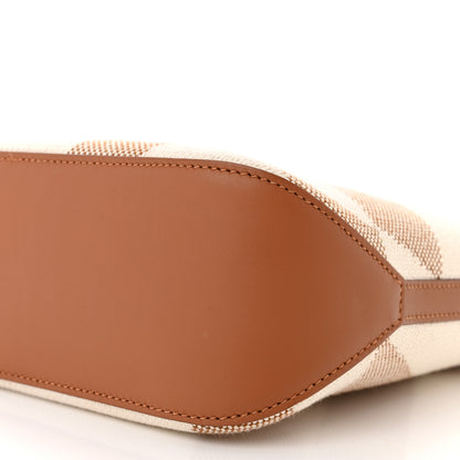 Hermes Swift Toile H Cabas H En Biais 27 Ecru Naturel Gold 10 of 11