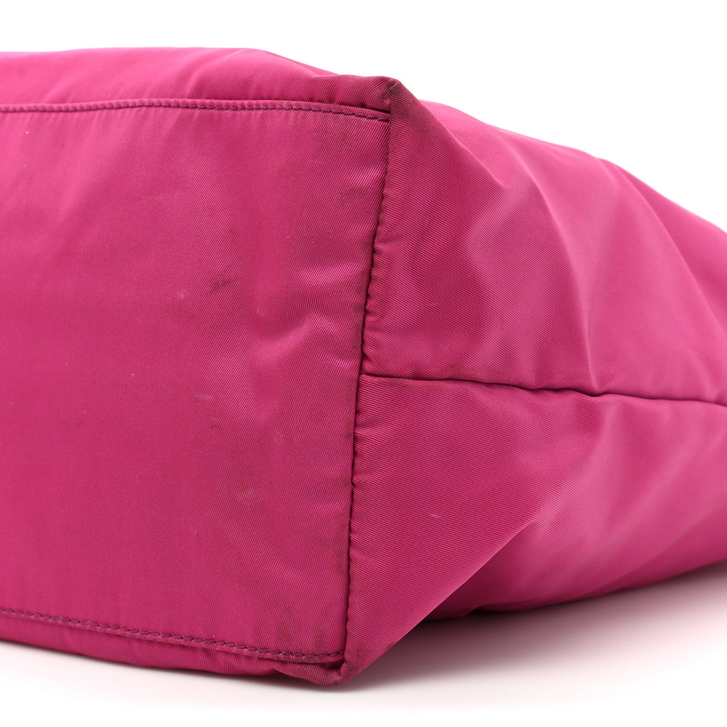 Tessuto Nylon Saffiano Shopping Tote Ibisco