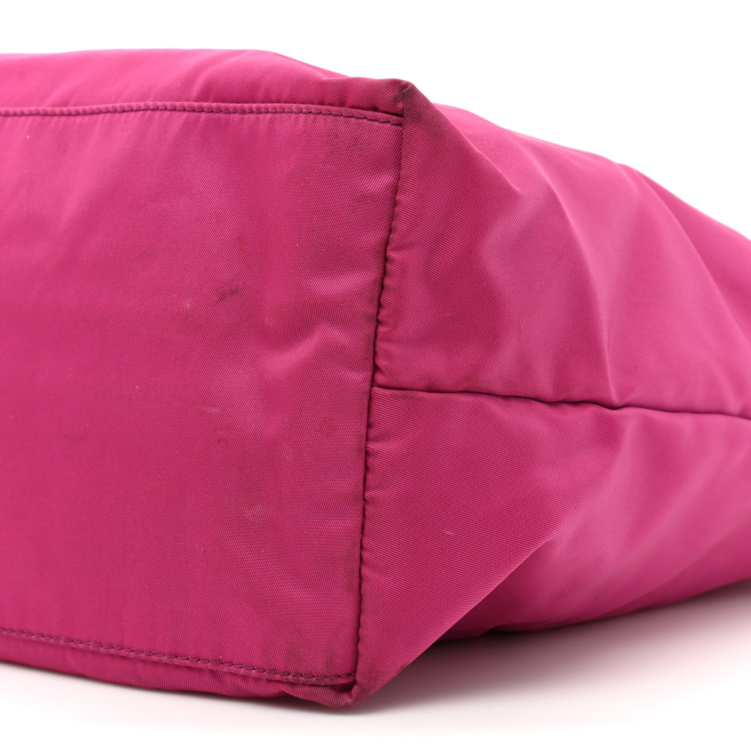 Prada Tessuto Nylon Saffiano Shopping Tote Ibisco 7 of 16