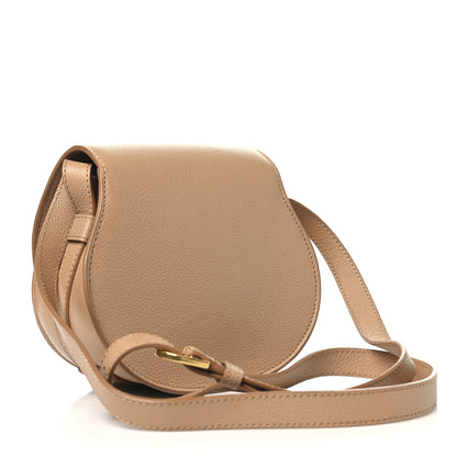 Chloe Grained Calfskin Small Marcie Saddle Bag Light Tan 3 of 11