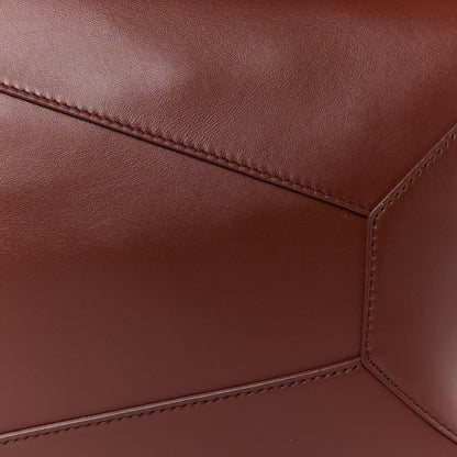 Loewe Shiny Calfskin Large Puzzle Bag Brownie 8 of 13
