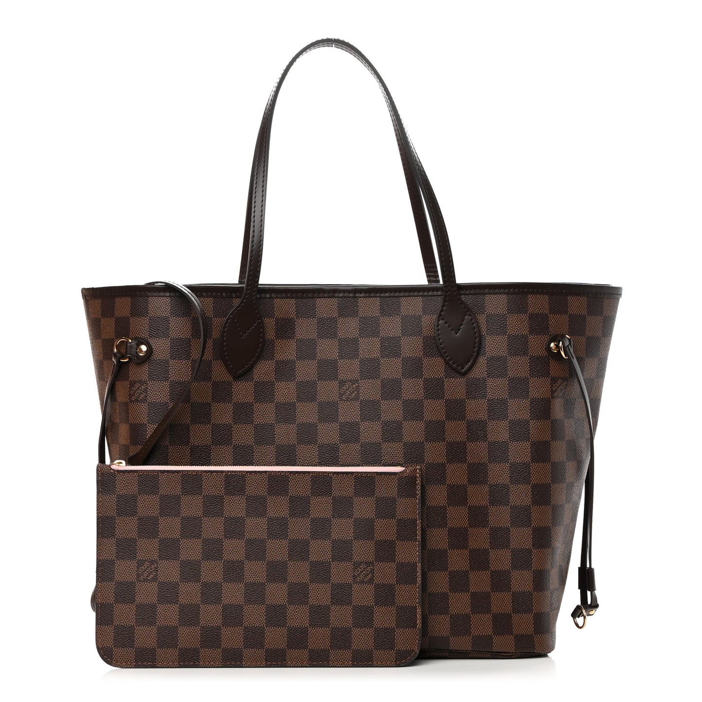 Damier Ebene Neo Neverfull MM Rose Ballerine