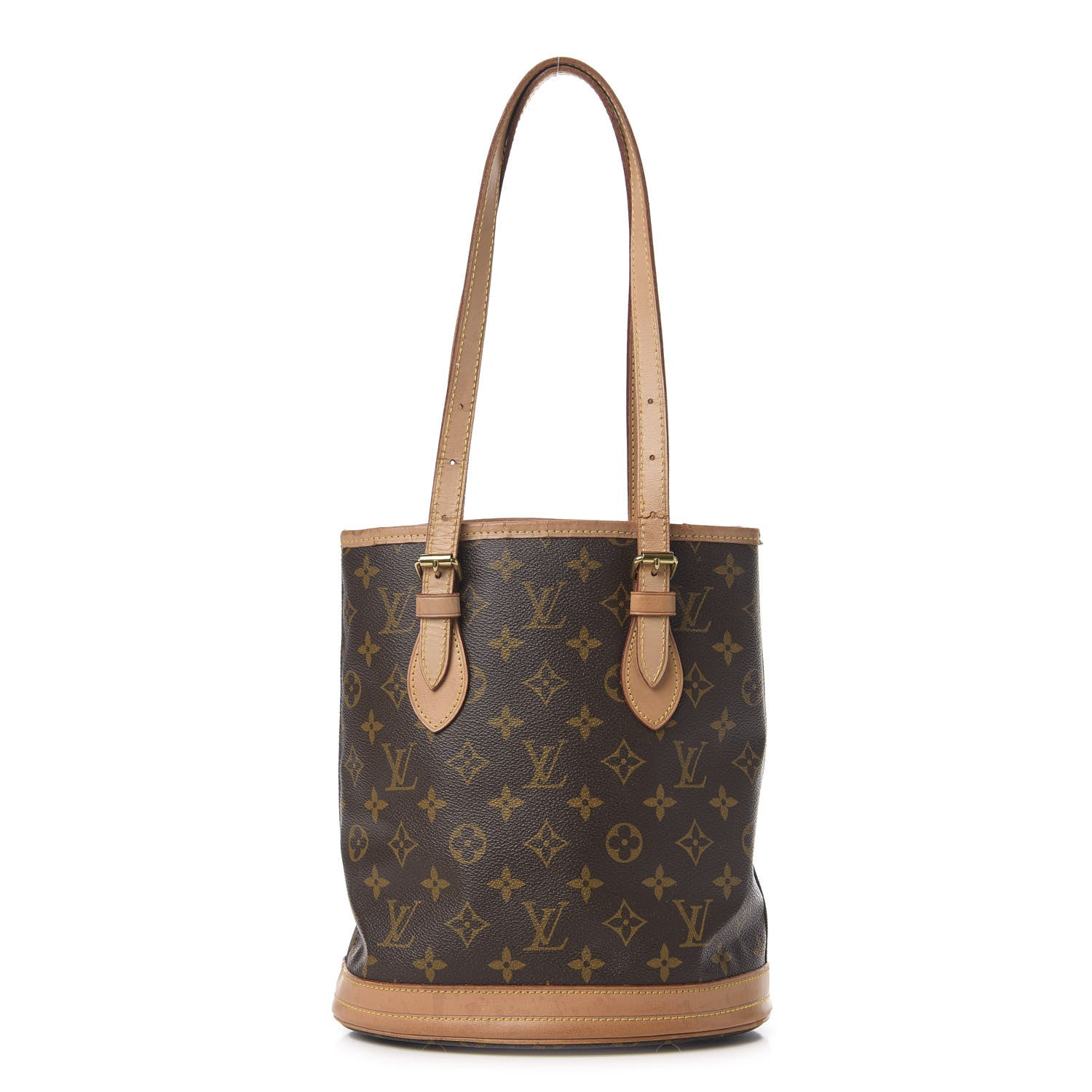 Louis Vuitton Monogram Petit Bucket 23 1 of 19