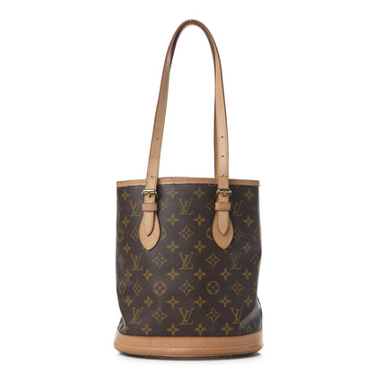 Louis Vuitton Monogram Petit Bucket 23 1 of 19