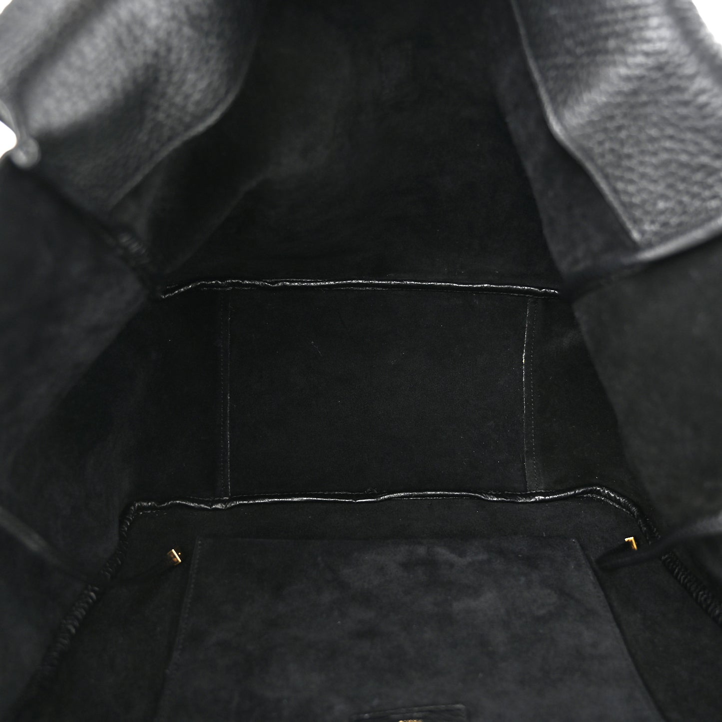 Grained Deerskin Bea Tote Black