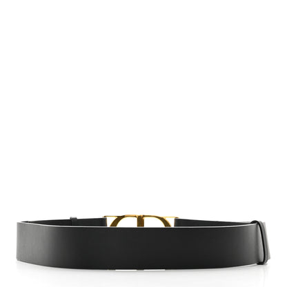 Christian Dior Calfskin 30 Montaigne Belt 80 32 Black 2 of 9