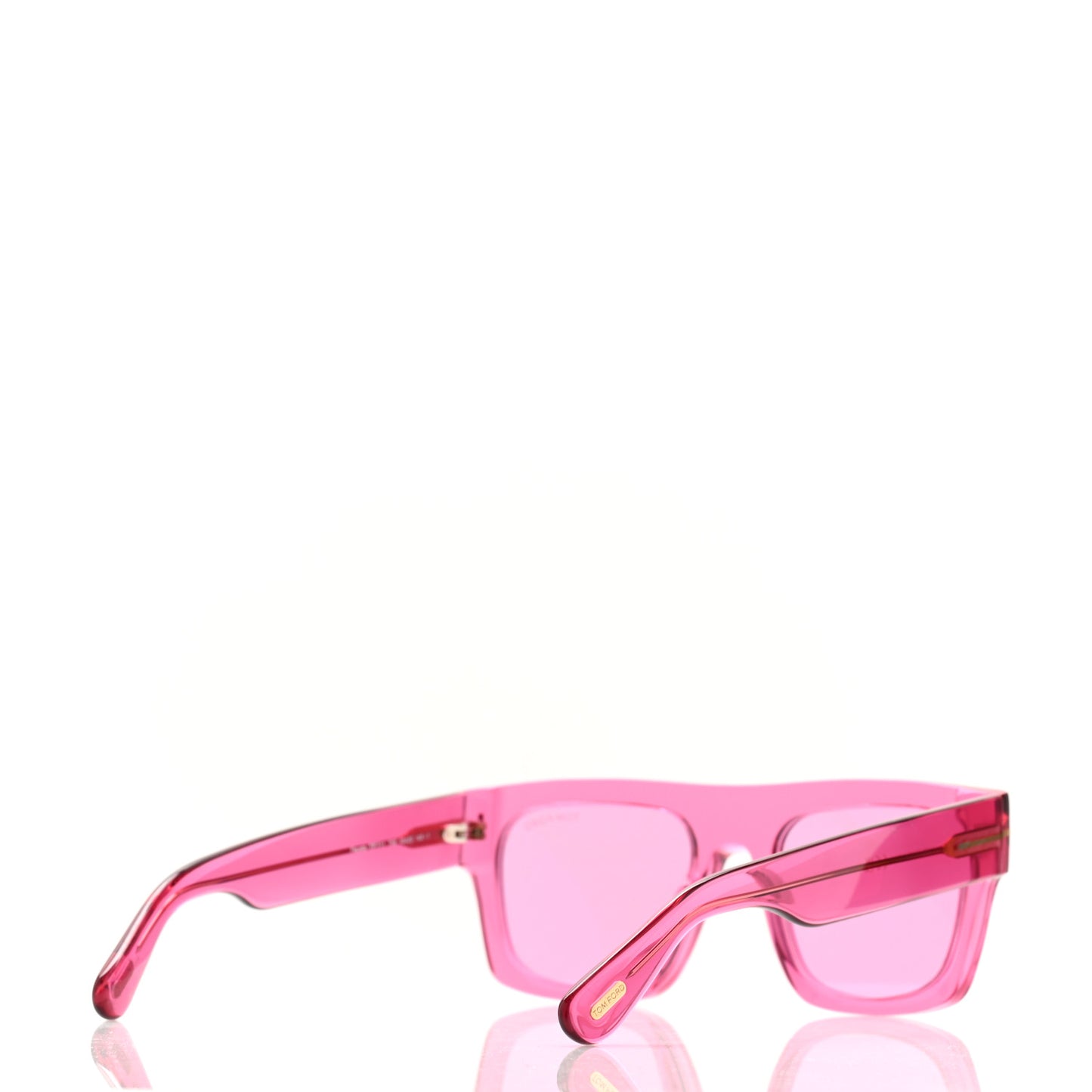 Acetate Fausto Sunglasses TF711 Transparent Pink