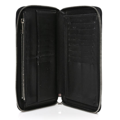 Louis Vuitton Taurillon Vertical Zippy Wallet Black 5 of 7