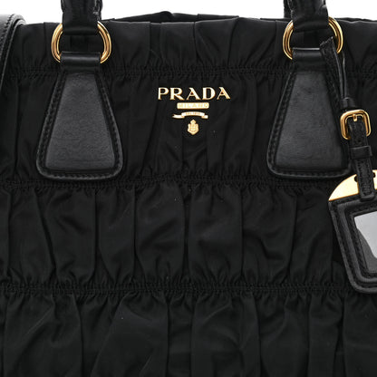 Prada Tessuto Nylon Gaufre Tote Black 9 of 11