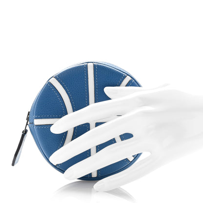 Hermes Evercolor Basketball Change Purse Azur White 2 of 7