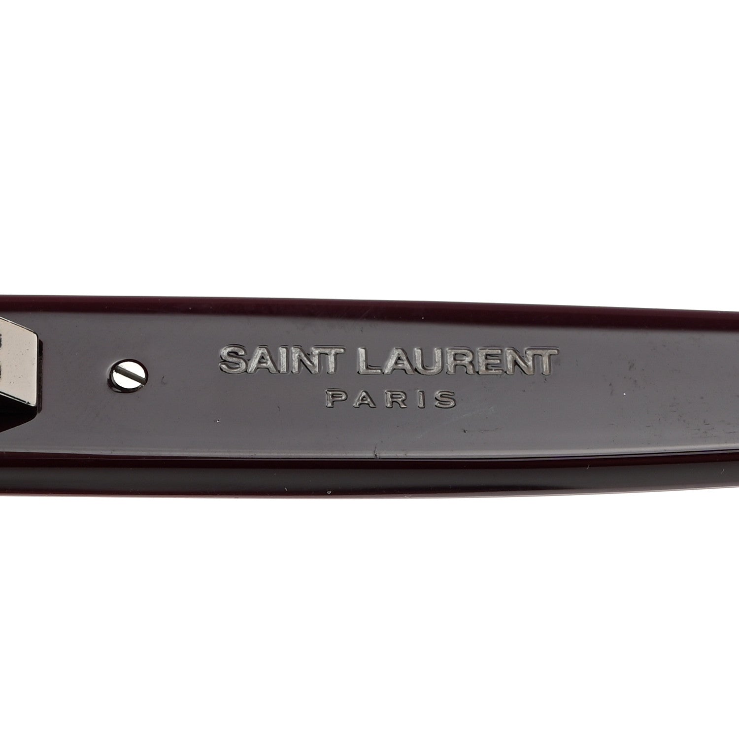 Saint Laurent Square SL M40 Sunglasses Burgundy 6 of 7