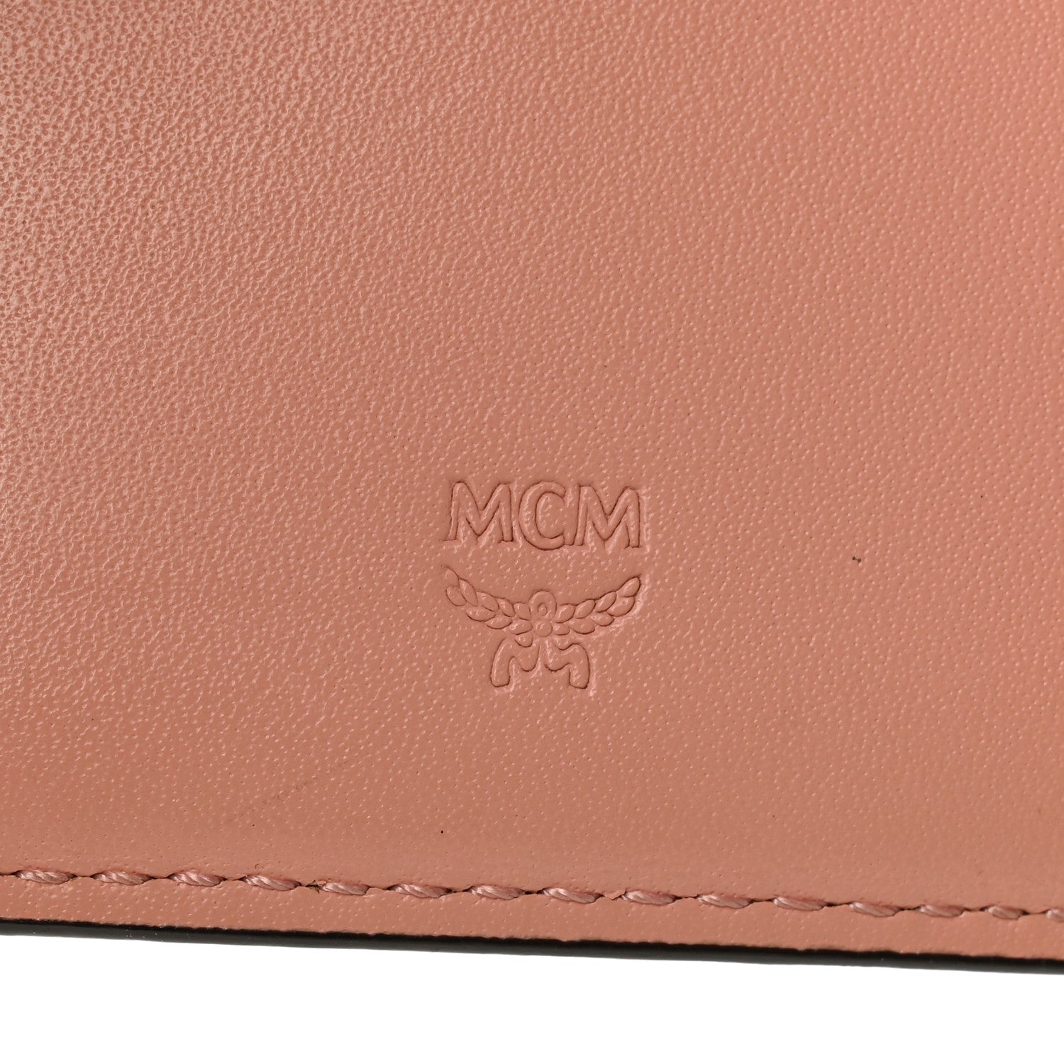 MCM Visetos Rabbit Bi-Fold Wallet Beige 6 of 6
