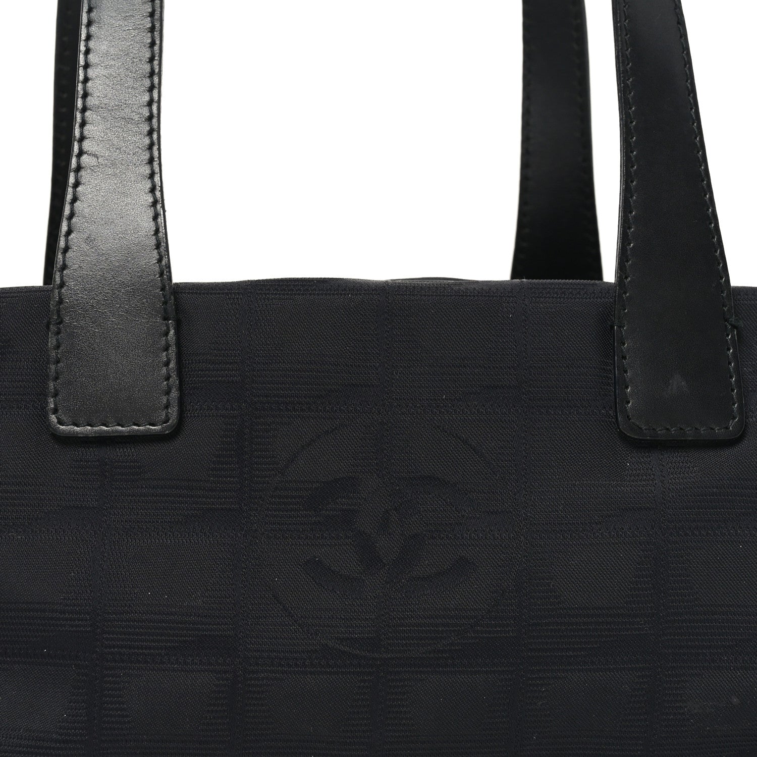 Chanel Nylon Travel Bowler Black 8 of 10