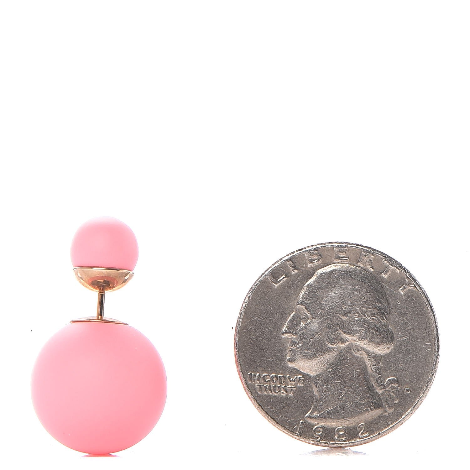 Christian Dior Mise En Dior Tribal Earrings Pink 2 of 3