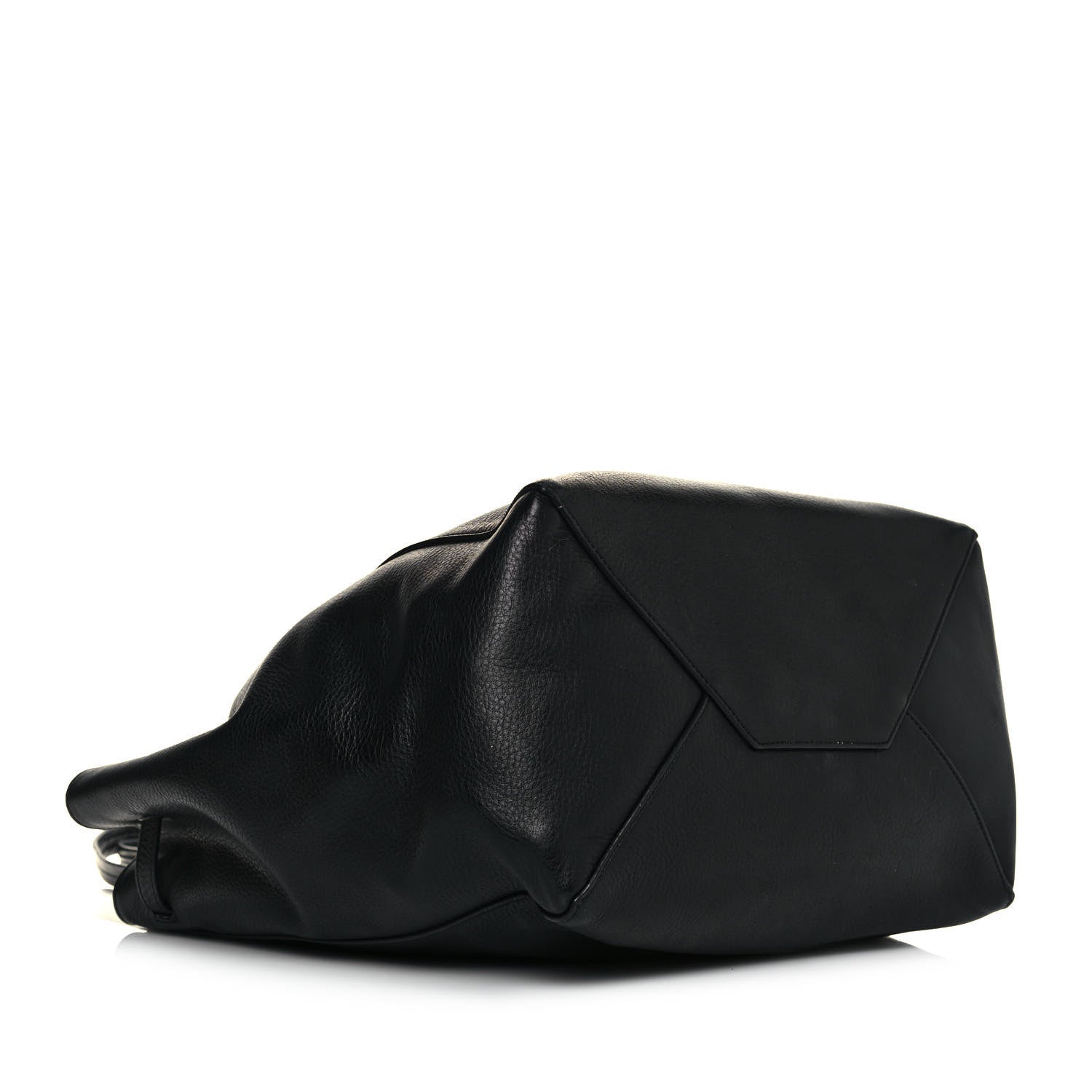 Celine Soft Grained Calfskin Small Belt Cabas Phantom Black 5 of 18