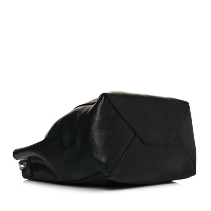 Celine Soft Grained Calfskin Small Belt Cabas Phantom Black 5 of 18