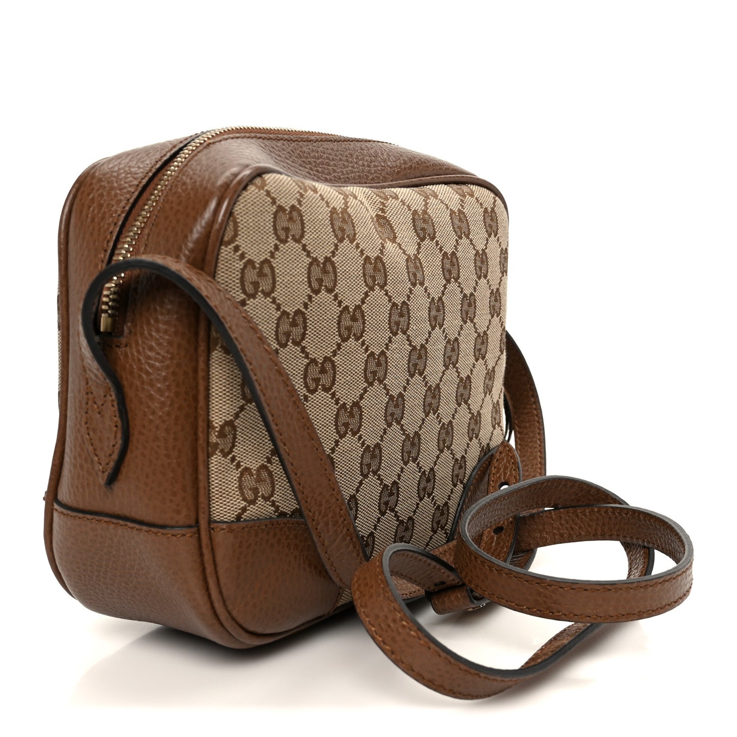 Monogram Mini Bree Messenger Bag Beige Tabacco