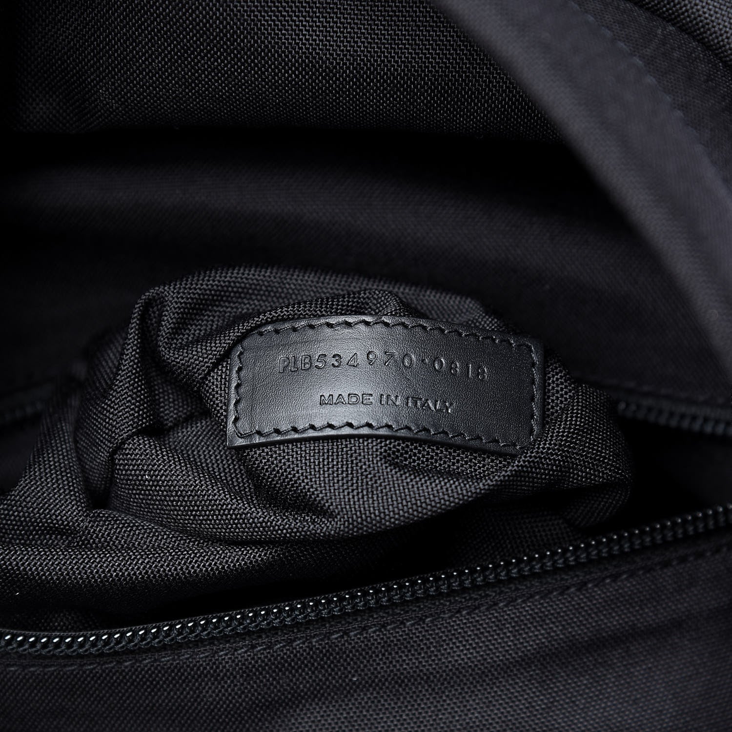Saint Laurent Canvas Nylon Giant City Backpack Black 9 of 10