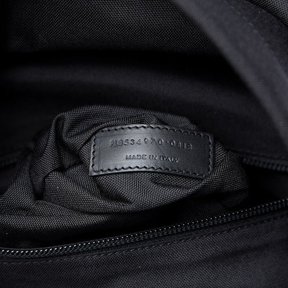 Saint Laurent Canvas Nylon Giant City Backpack Black 9 of 10