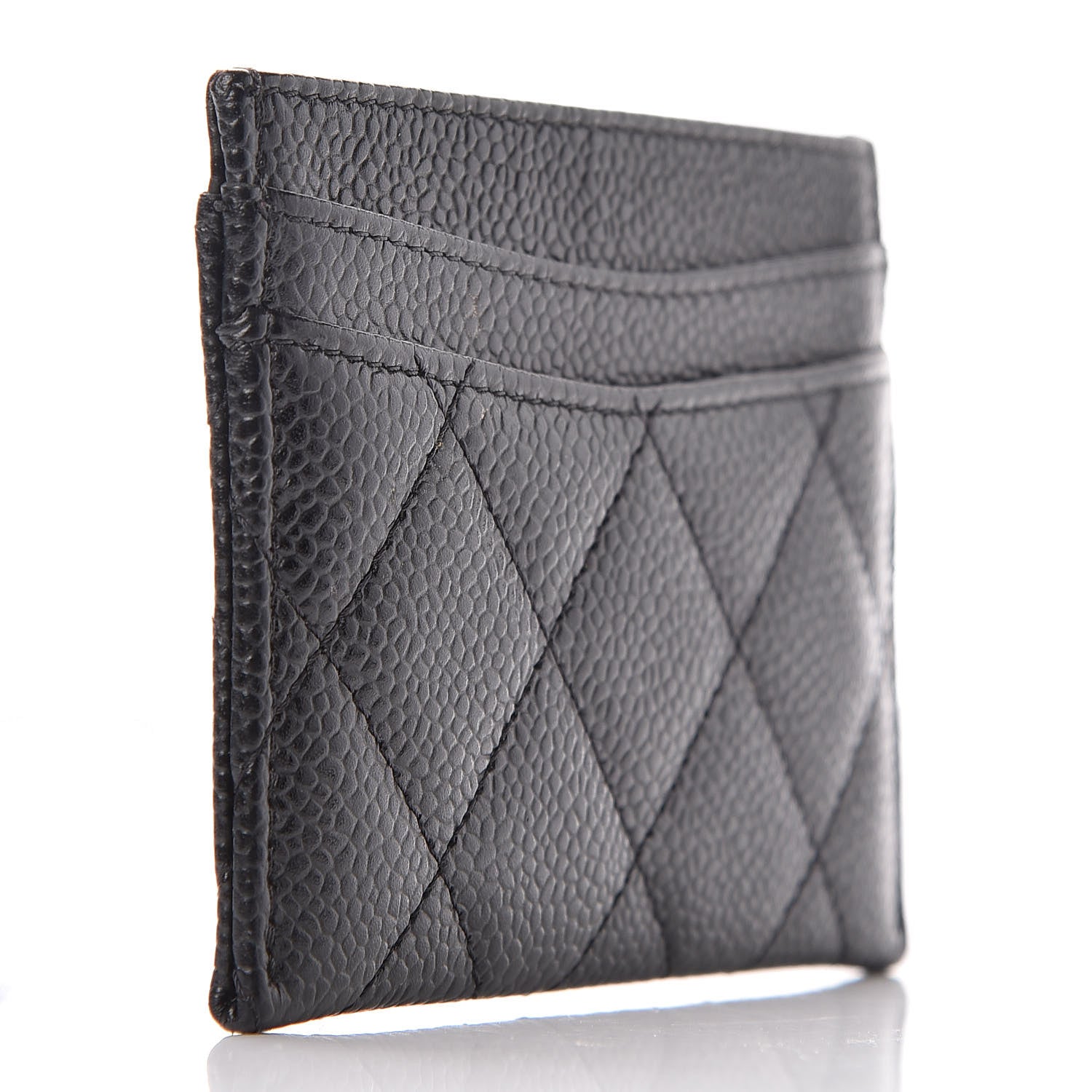 Chanel Caviar Quilted Card Holder Black 3 of 12