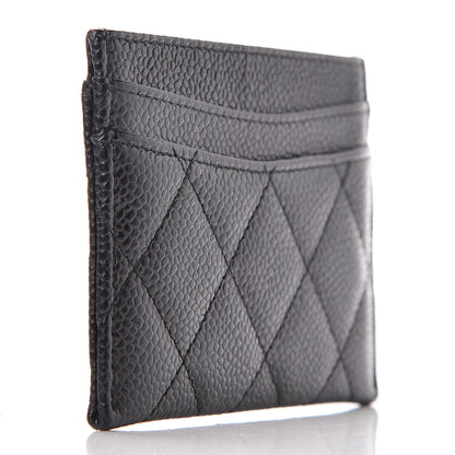 Chanel Caviar Quilted Card Holder Black 3 of 12