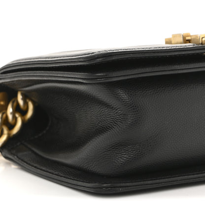 Chanel Caviar Quilted Small Boy Flap Black 9 of 13