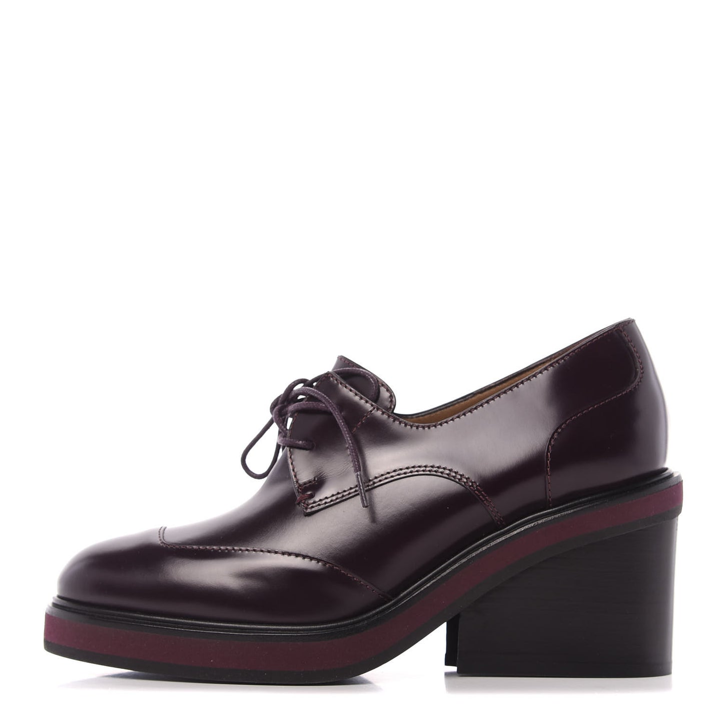 Tuscan Calfskin Nadege 70 Derby Pumps 36.5