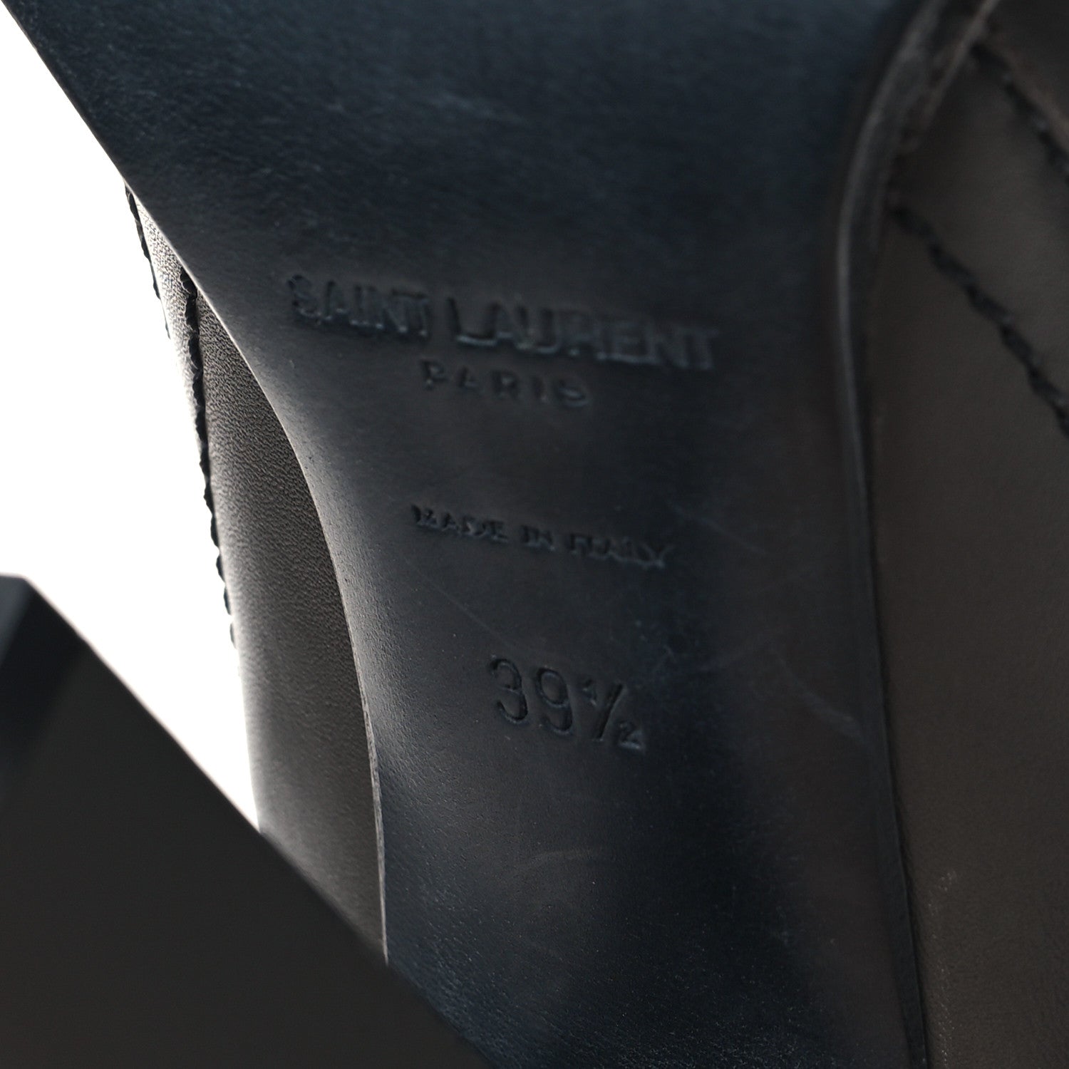 Saint Laurent Aragona Kensington 110 High Boots 39.5 Antracite 7 of 7